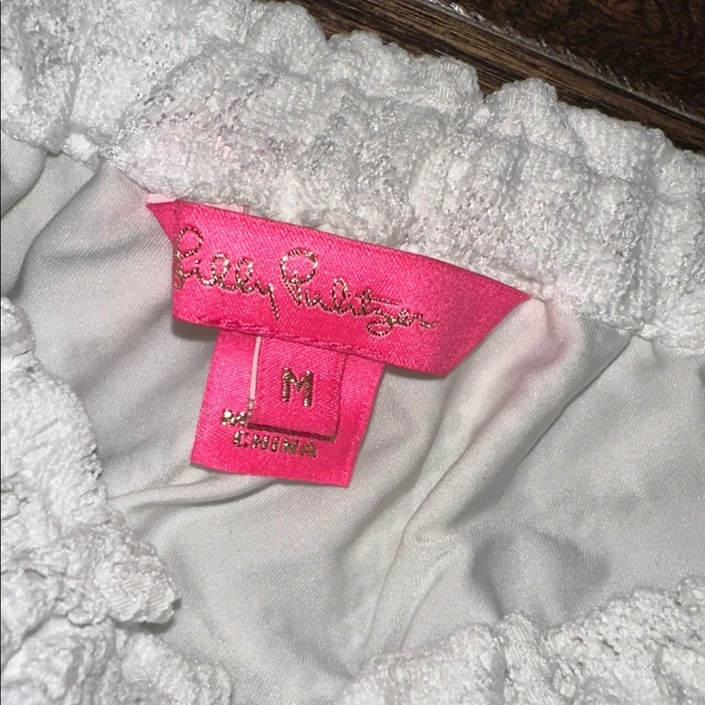 Lilly Pulitzer White Lace Dress size medium - Picture 3 of 7